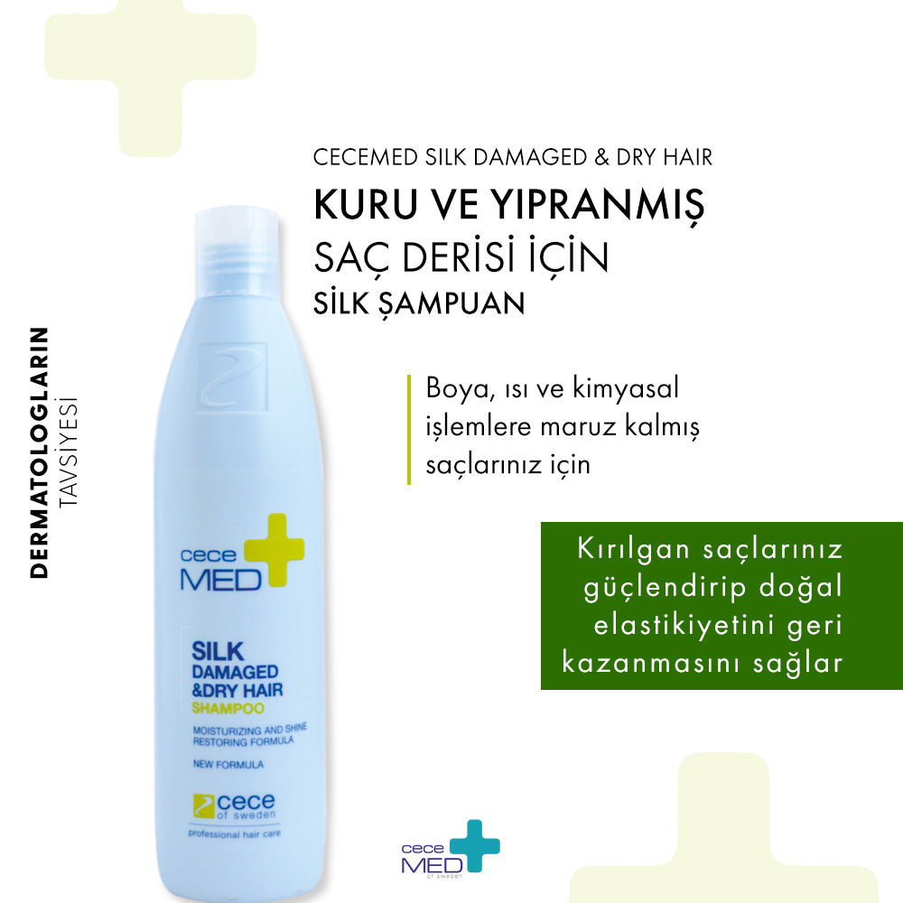 Kuru, Yıpranmış ve Boyalı Saçlar İçin Silk Şampuan-3100