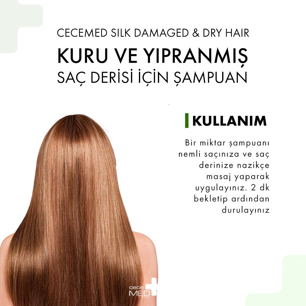 Kuru, Yıpranmış ve Boyalı Saçlar İçin Silk Şampuan-3100
